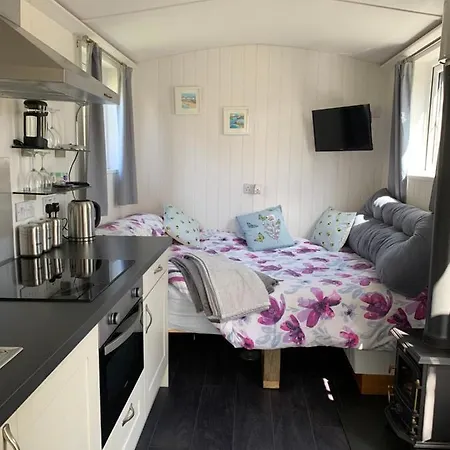 Tides Reach, Deluxe Shepherds Hut 1, 100M From The Beach Saint Merryn Exterior photo